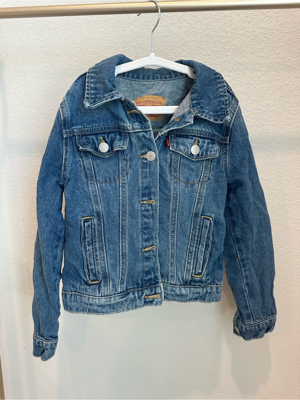 Levi's Kids Blue Denim Trucker Jacket
